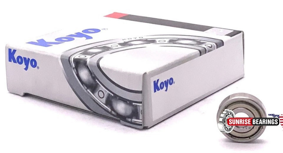 KOYO Japan 625 ZZ Deep Groove Ball Bearing, Rubber Sealed 5x16x5 mm