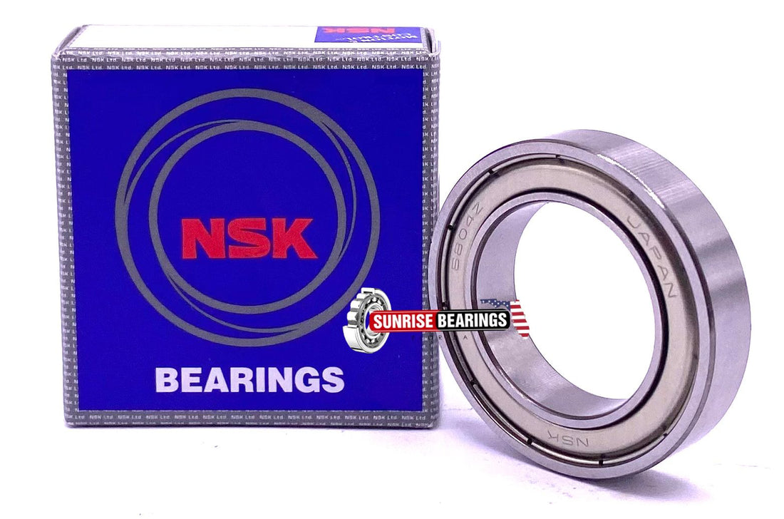 NSK Japan, 6804 ZZ CM Deep Groove Ball Bearing, Metal Shielded 61804 2