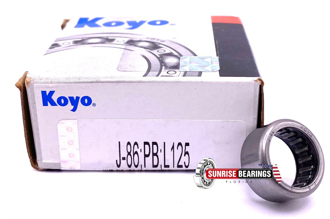 KOYO USA J86 Needle Roller Bearing and Cage 1/2"x11/16"x3/8"