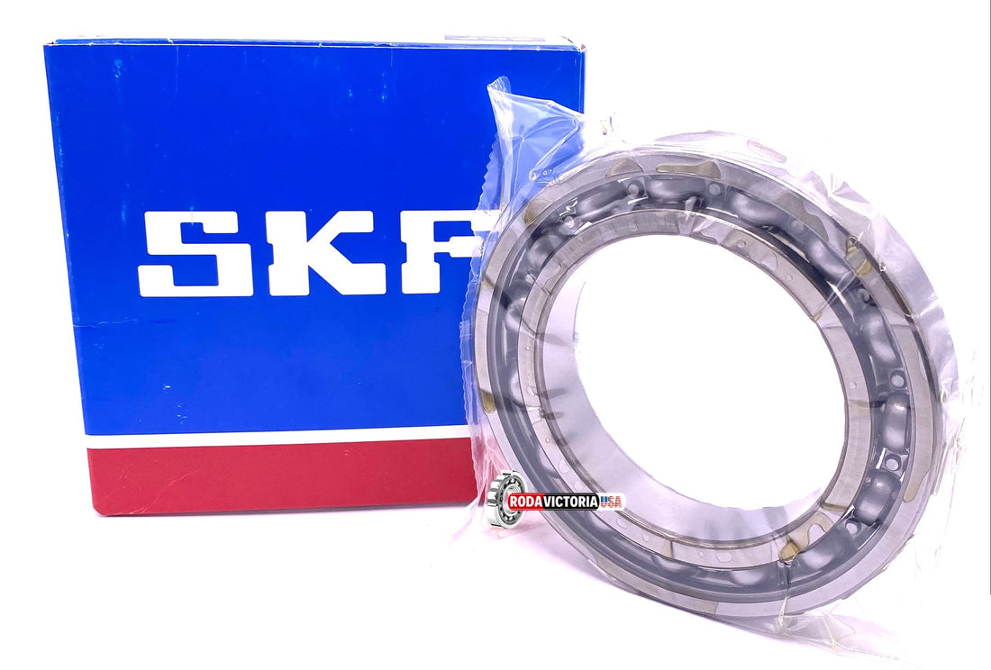 SKF 6017 Deep Groove Ball Bearing, Open Type, No Seals 85x130x22 mm