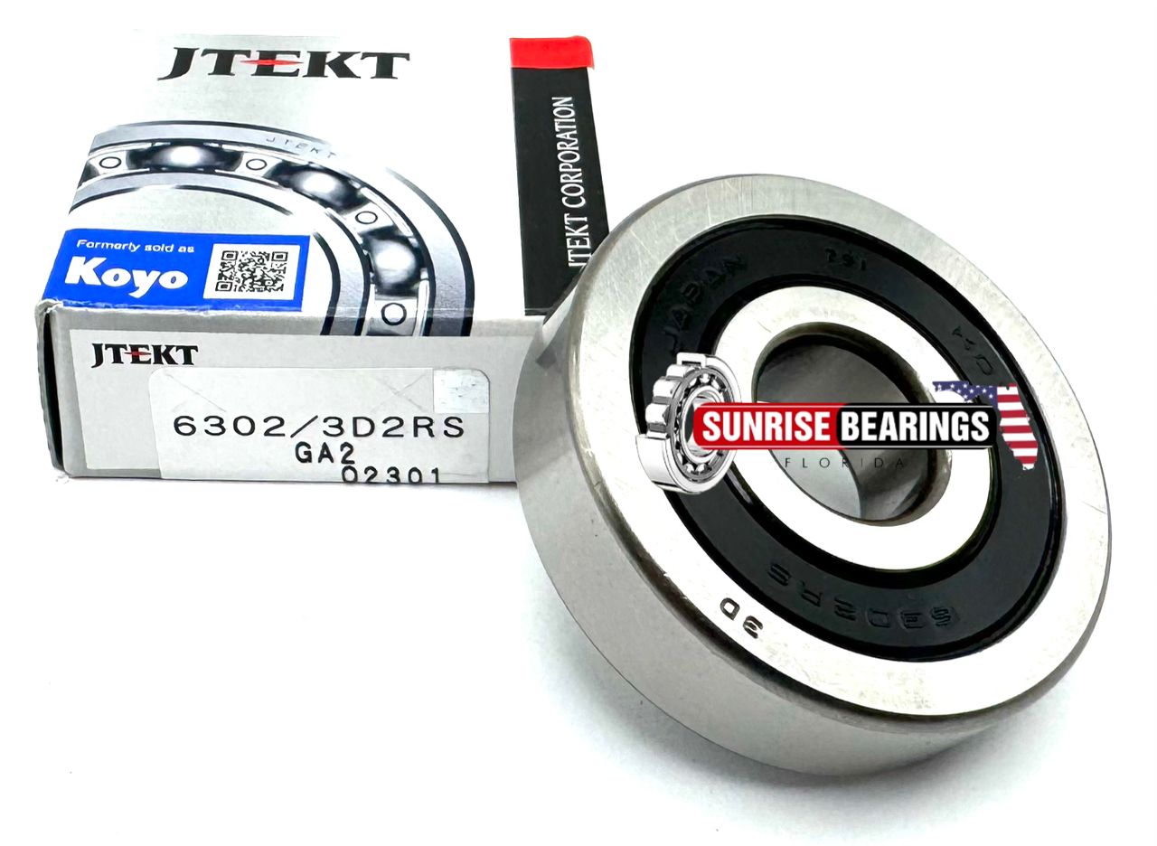 Koyo JTEKT JAPAN 6302/3 D-2RS Ball Bearing for YAMAHA 93306-30209