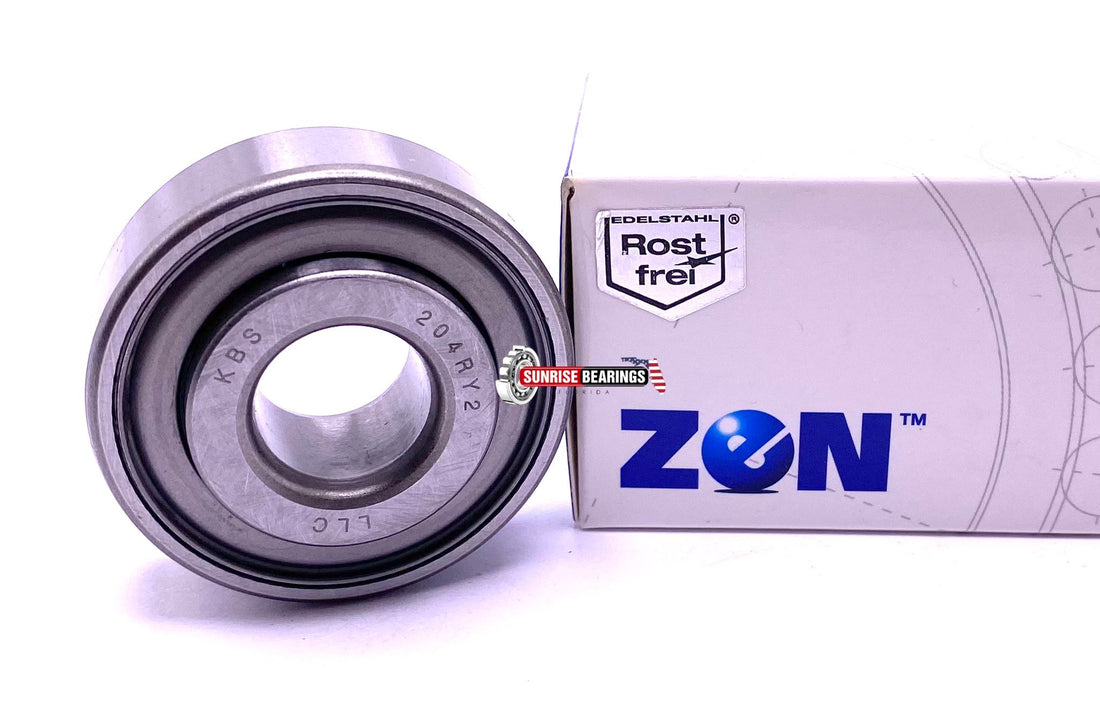 ZEN 204 PY3 Agricultural Ball Bearing DG1645 204KRNP 16.027 x 45.225 x 1