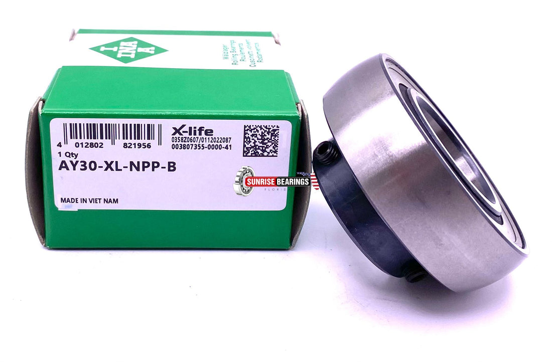 INA AY30 XL NPPB Radial Insert Ball Bearing, Spherical OD YAT206 30x62x30 mm