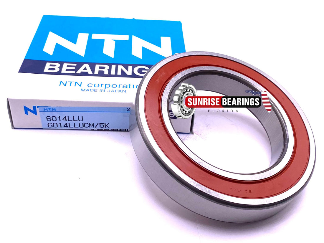 NTN 6014 LLU C3 Deep Groove Ball Bearing Rubber Sealed 6014 2RS 70x110x20 mm