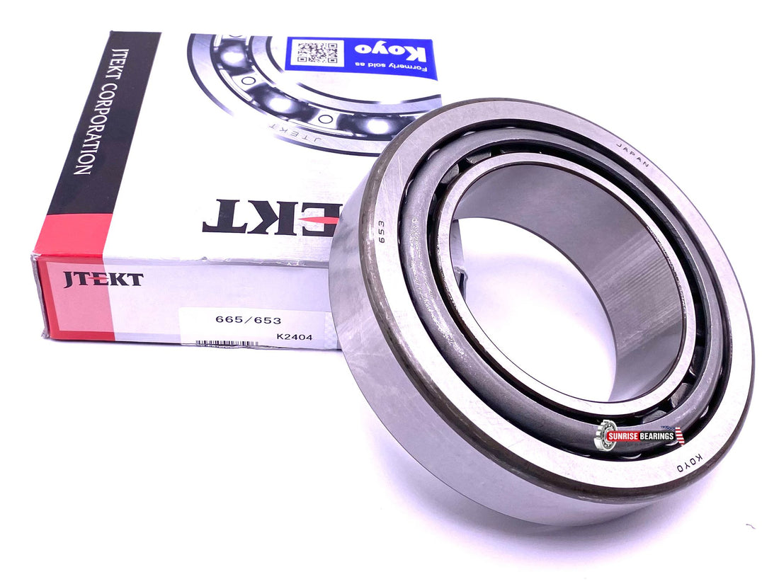 KOYO Japan 665/653 Tapered Roller Bearing Cone and Race 85.725x146.050x41.275 mm