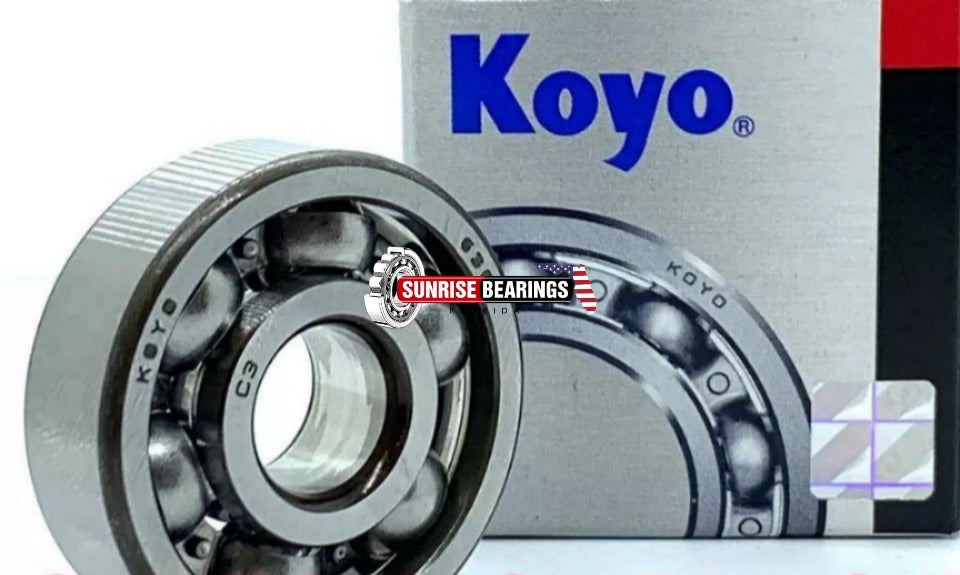 KOYO 6301 C3 Deep Groove Ball Bearing, OPEN Type, No Seals 12x37x12 mm