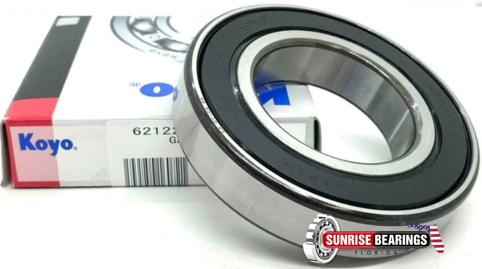 KOYO Japan 6212 2RS C3 Deep Groove Ball Bearing, Rubber Sealed 60x110x22 mm