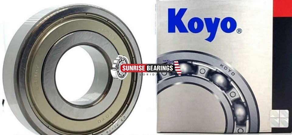KOYO Japan 6306 ZZ C3 Deep Groove Ball Bearing, Metal Shielded 30x72x19 mm