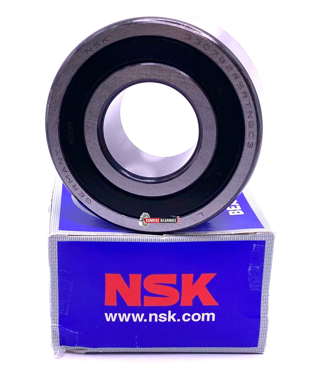 NSK 3307 B 2RSR TNG Angular Contact Ball Bearing, Rubber Sealed 35x80x34.9 mm