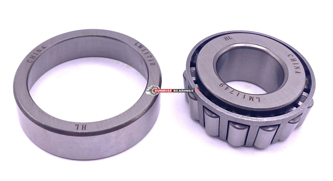 WJB LM11749 LM11710 Tapered Roller Bearing SET1 17.46x39.87x14.60 mm