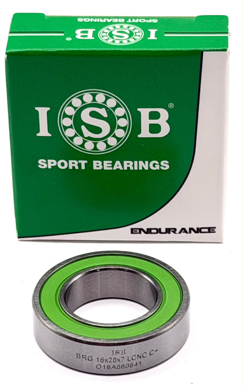 ISB MR16287 2RS Deep Groove Ball Bearing, Rubber Sealed 17x28x7 mm