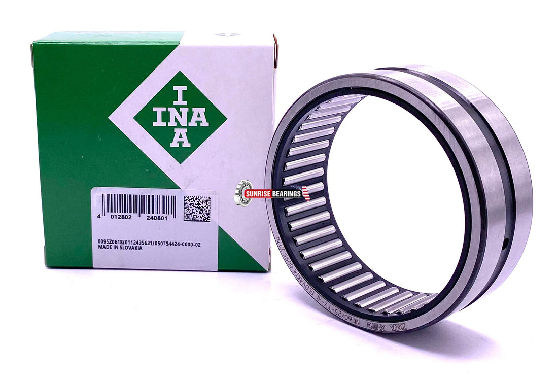 INA NK60/25 TV XL Machined Needle Roller Bearing — Single Row 60x72x25 mm