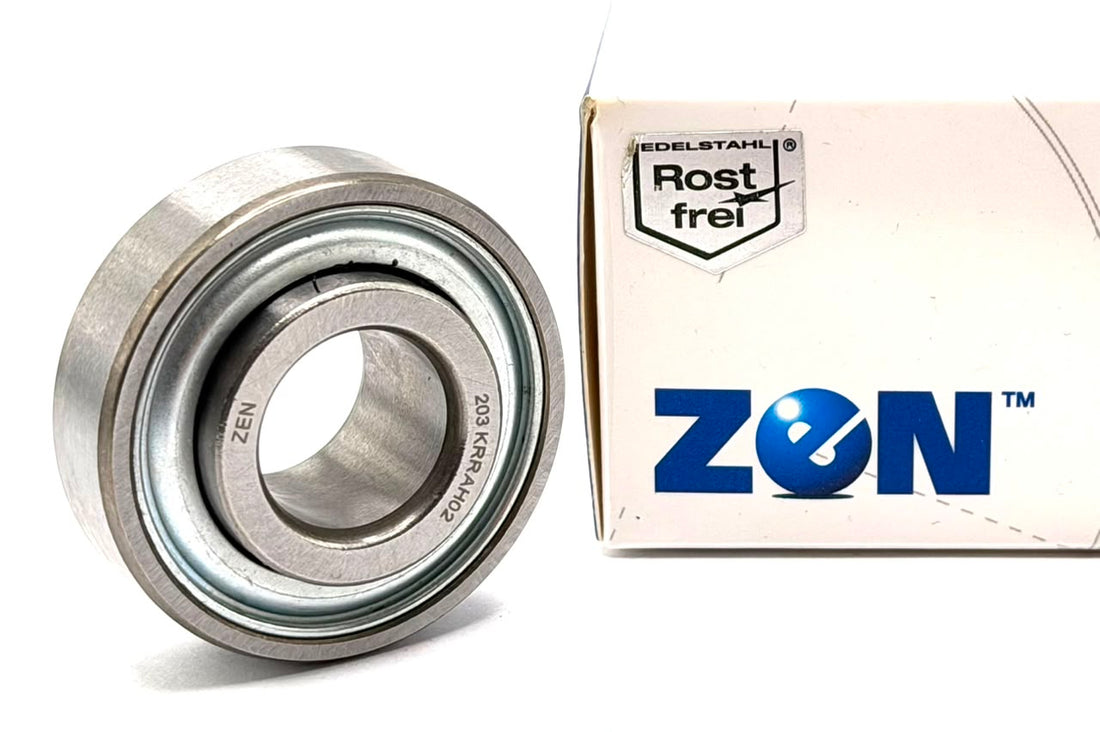 ZEN 203KRR AH02 Radial Insert Ball Bearing 2RS 16.2x40x18.3 mm