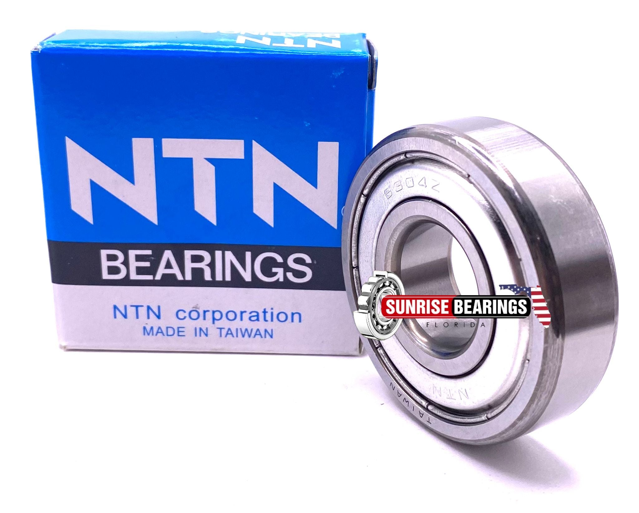 NTN 6304 ZZ Deep Groove Ball Bearing, Metal Shielded 20x52x15 mm