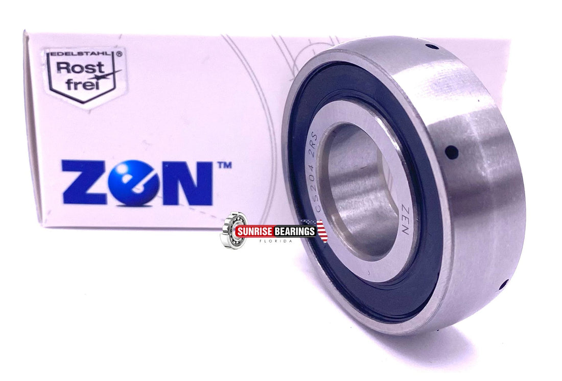 ZEN CS204 2RS Radial Insert Ball Bearing 1726204 2RS1 CS204LLU 20x47x14 mm