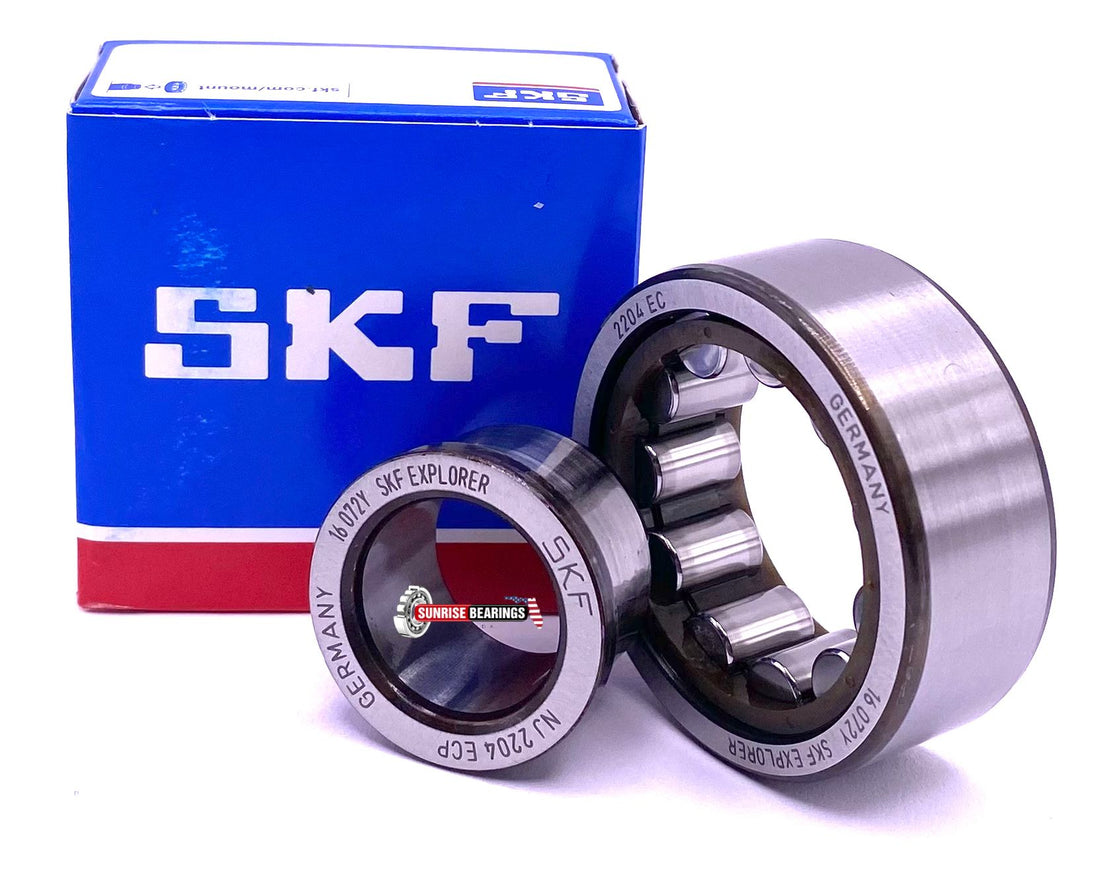 SKF Germany NJ2204 ECP Cylindrical Roller Bearing, Single Row 20x47x1