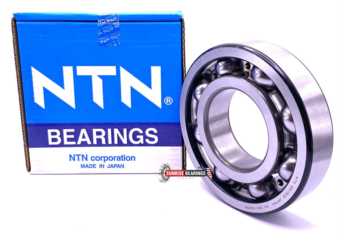 NTN Japan 6315 C3 Deep Groove Ball Bearing, Open Type, No Seals 75x160x37 mm