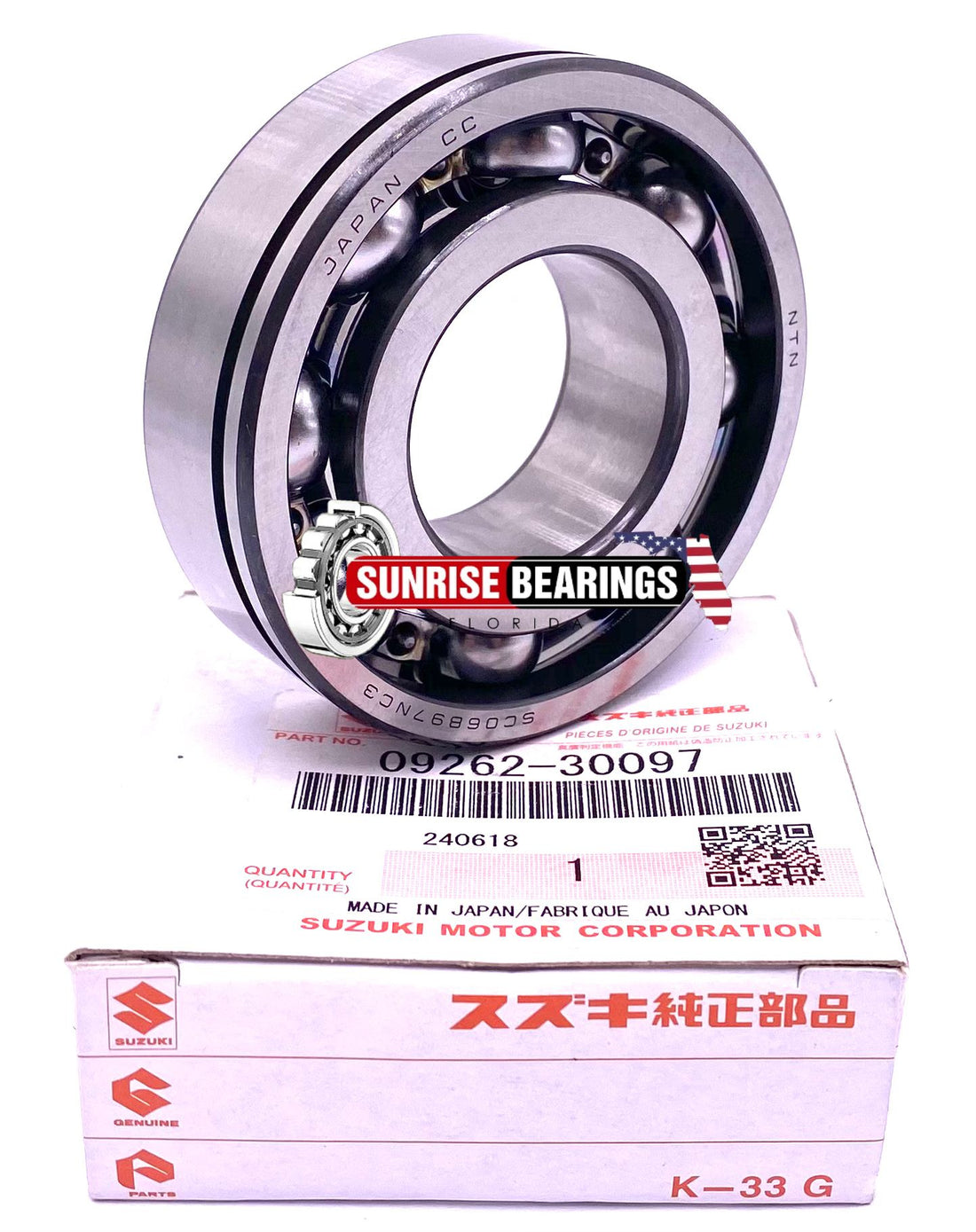 SUZUKI 09262-30097 NTN SC06B97 NC3 Ball Bearing 30x65x19 mm