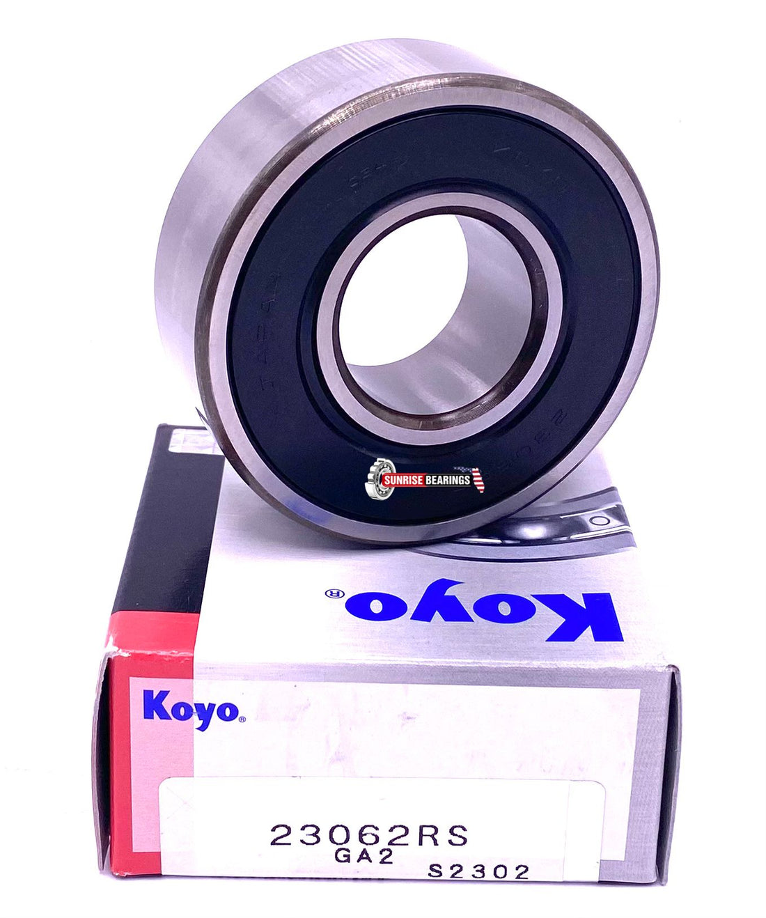 KOYO Japan 2306 2RS Self-Aligning Ball Bearing Contact Seals On Both Sides 30x72x27 mm