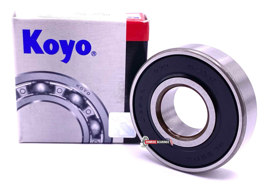 KOYO JTEKT Japan RLS5 2RS Ball Bearing, Rubber Sealed 5/8” x 1 9/16” x 7/16”