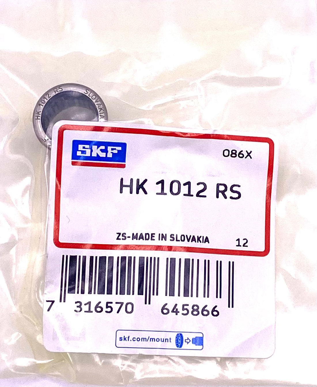 SKF HK1012 RS Needle Roller Bearing One Rubber Seal 10x14x12 mm