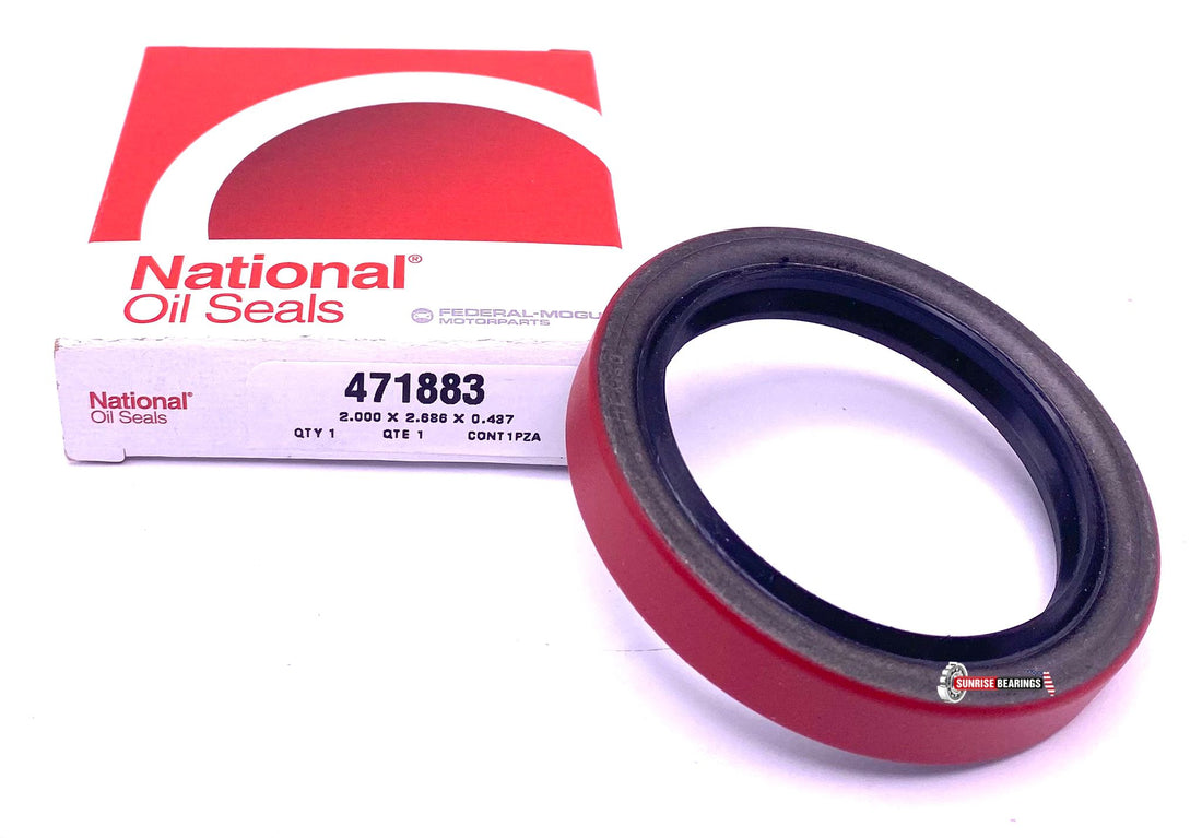 National 471883 Oil Seal 2" x 2.690" x 0.437"