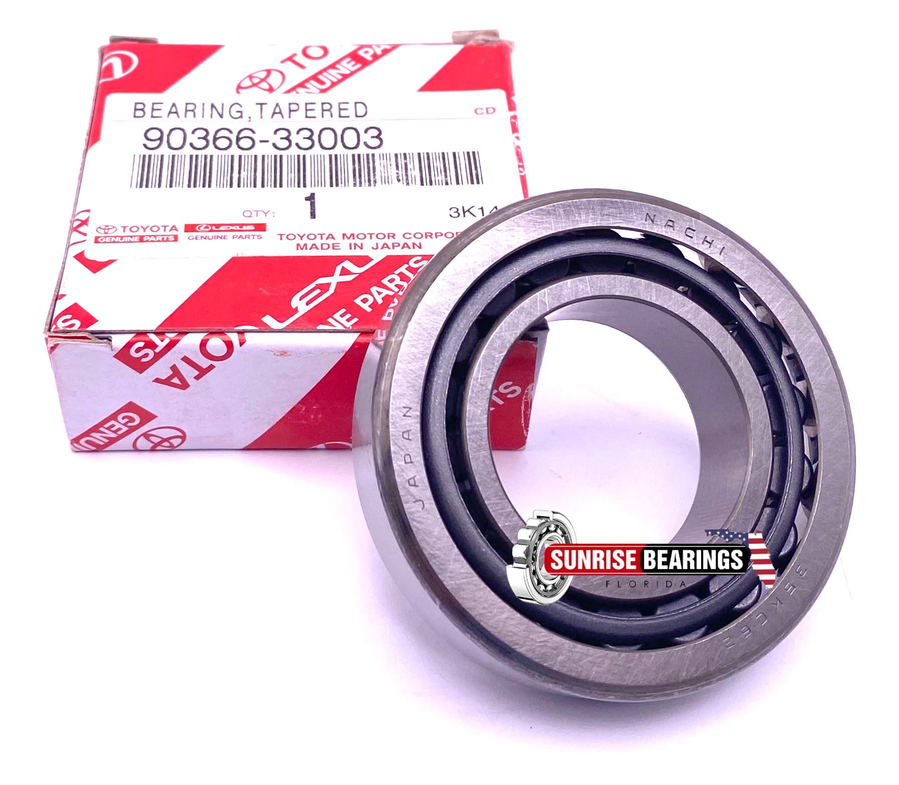 NACHI JAPAN 35KC6218 Transfer Pinion Bearing for TOYOTA 90366