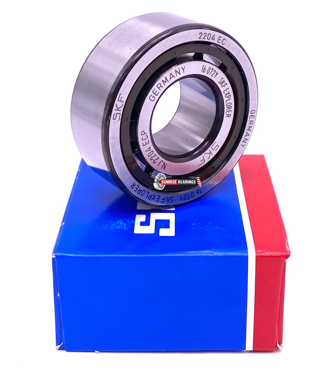 SKF Germany NJ2204 ECP Cylindrical Roller Bearing, Single Row 20x47x1