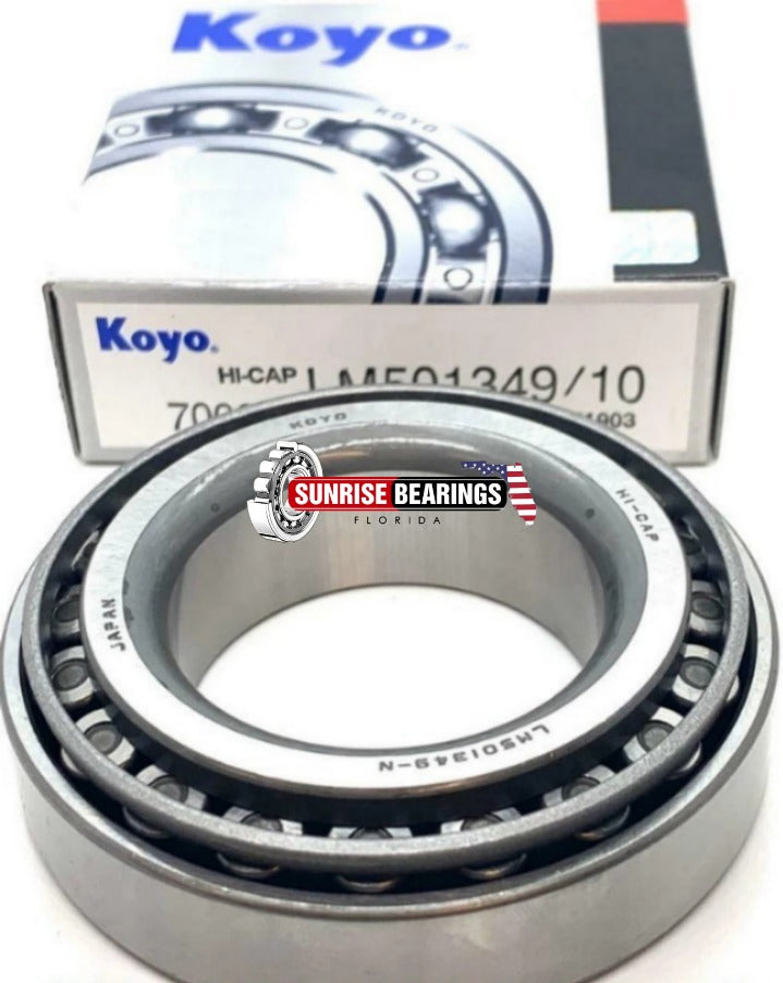 KOYO Japan set45 LM501349 / 10 Tapered Roller Bearing Cup and Cone 41.275x73.431x19.558 mm