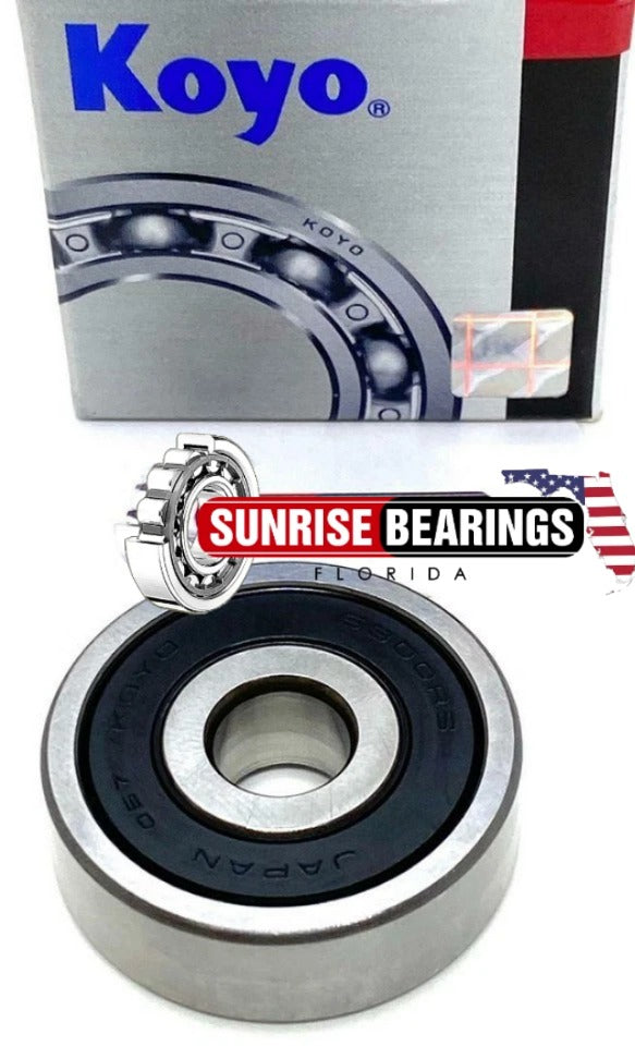 KOYO Japan 6300 2RSCM Deep Groove Ball Bearing, Rubber Sealed 10x35x11 mm