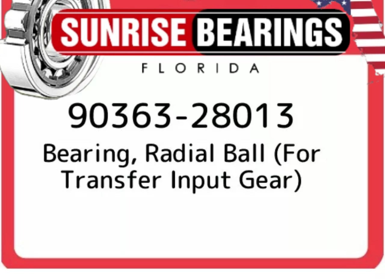 NSK Japan B28-31 C3 Transfer Input Gear Ball Bearing for TOYOTA