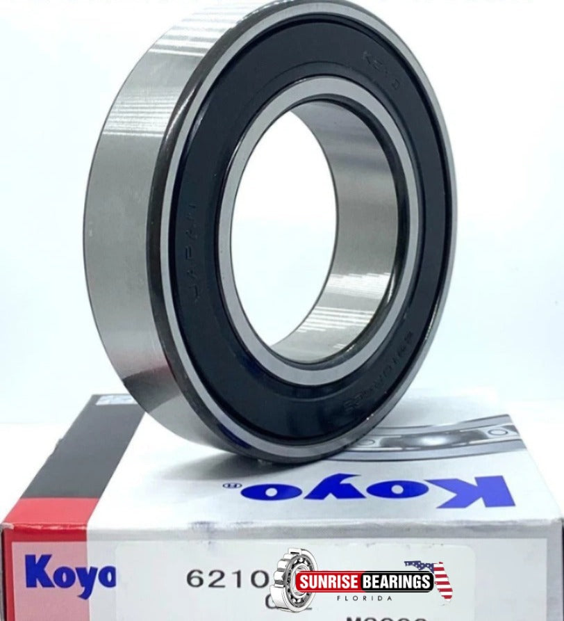 KOYO Japan 6210 RS Deep Groove Ball Bearing, Rubber Sealed,Open ONE SIDE 50x90x20 mm
