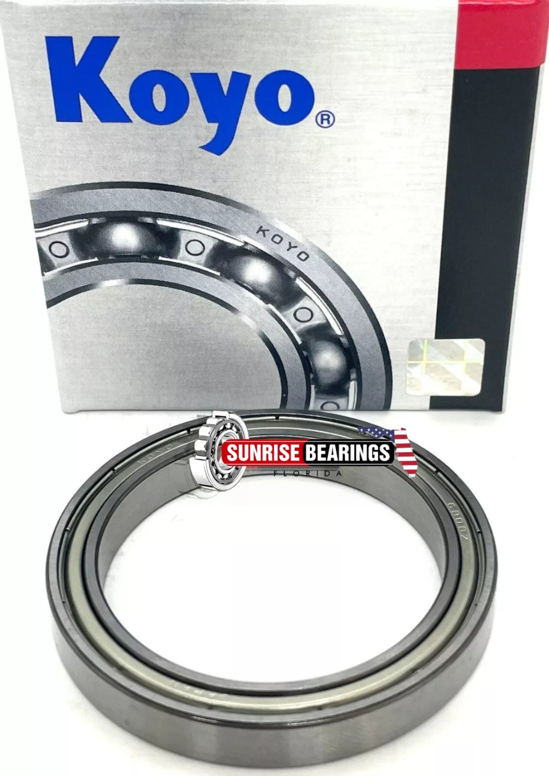 KOYO Japan 6910 ZZ Deep Groove Ball Bearing, Metal Shielded 50x72x12 mm