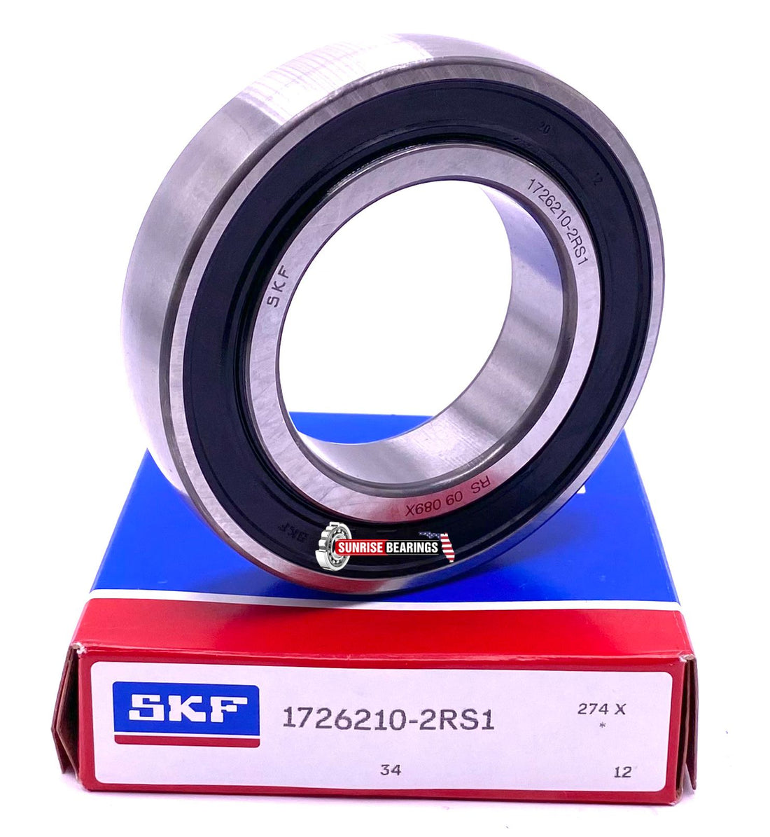 SKF 1726210 2RS1 Insert Ball Bearing for Housings 50x90x20 mm