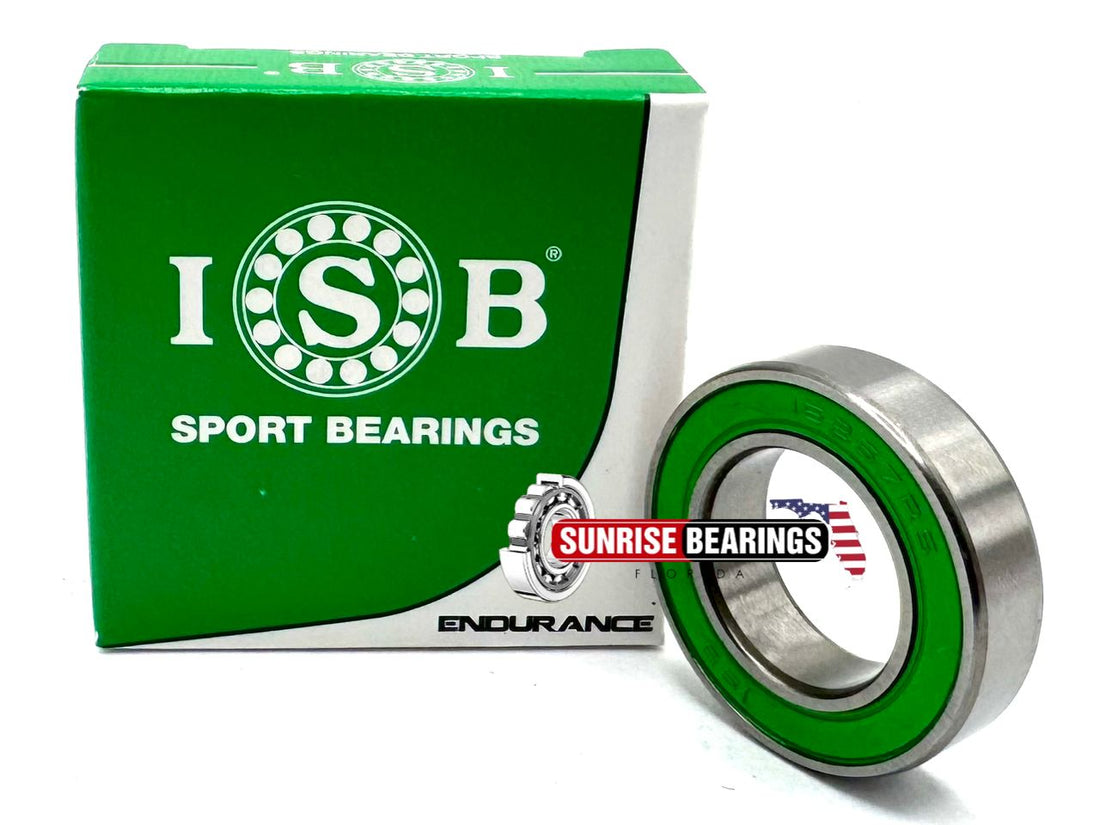 ISB Italy MR15267 LLB Ball Bearing, Rubber Sealed 15x26x7 mm