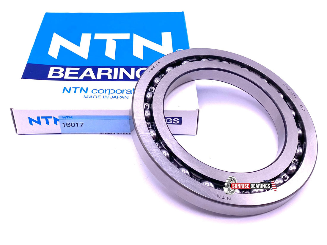NTN 16017 Deep Groove Ball Bearing, Open Type, No Seals 85x130x14 mm