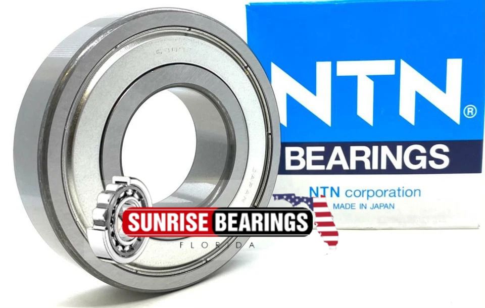 NTN Japan 6309 ZZ C3 Deep Groove Ball Bearing, Metal Shielded
