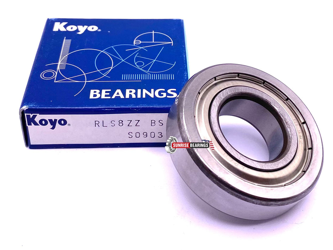 KOYO RLS8 ZZ LJ1-2Z Deep Groove Ball Bearing Metal Shielded 1"x2 1/4"x 5/8"
