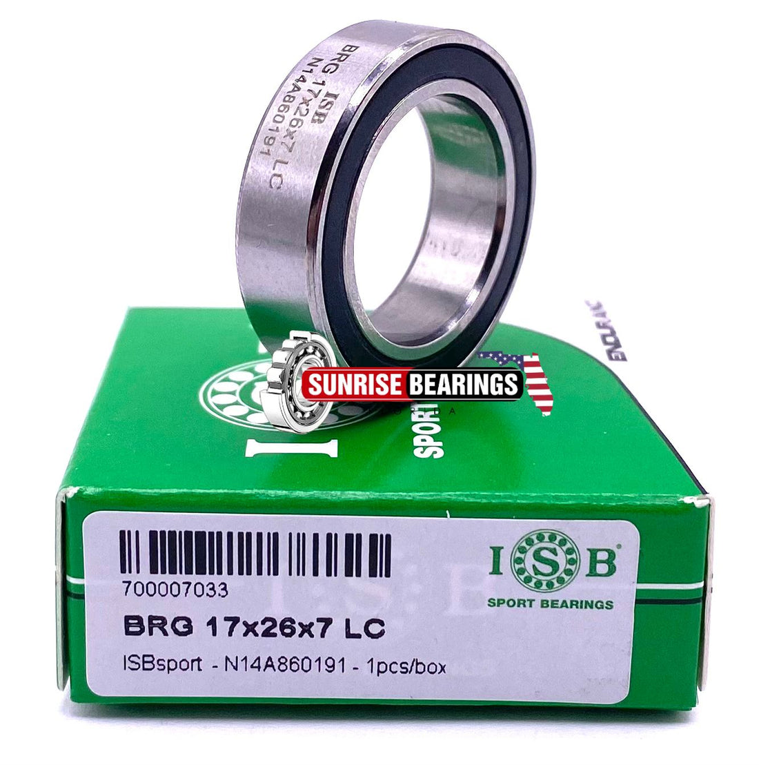 ISB 63803 ZZ Deep Groove Ball Bearing Metal Shielded 17x26x7 mm 63803 2Z MR17267