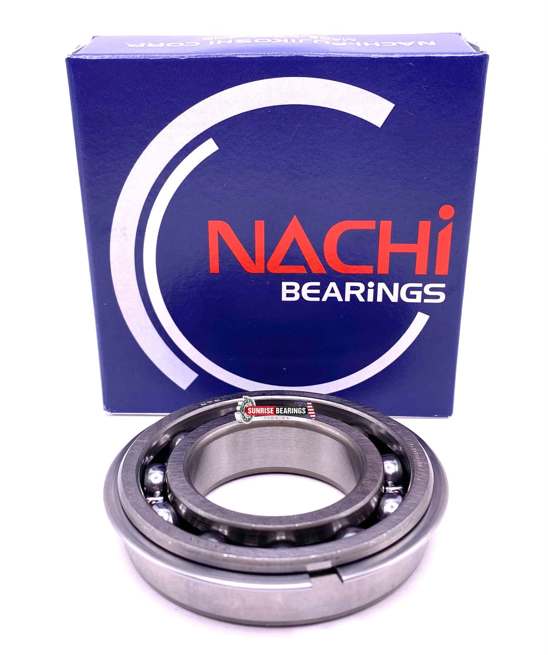 NACHI 6006 NR Ball Bearing, Open Type, No Seals + Snap Ring 30x55x13 mm