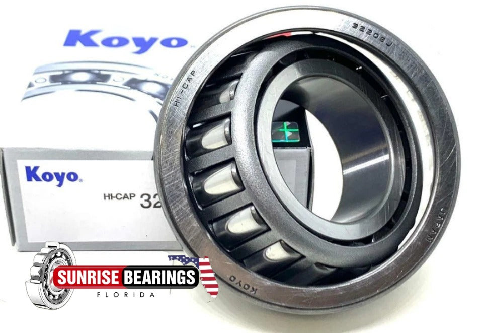 KOYO Japan 30208 JR Tapered Roller Bearing Cup and Cone 40x80x24.25 mm