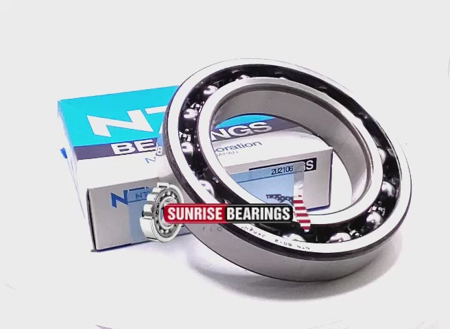 NTN Japan 6012 C3 Deep Groove Ball Bearing, Open Type, No Seals 60x95x18 mm