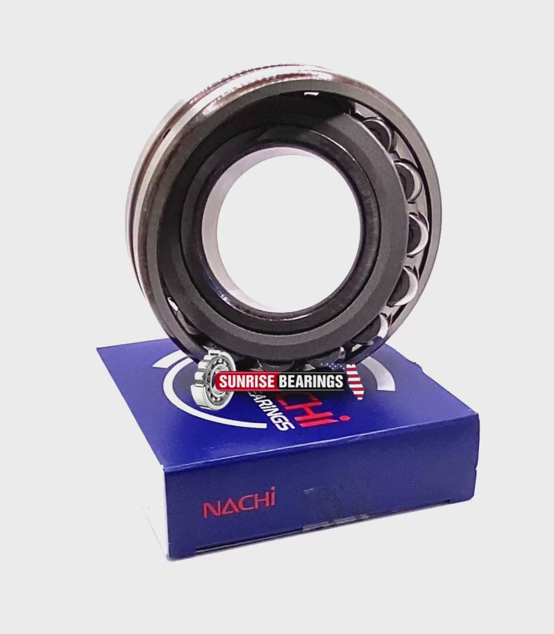 NACHI Japan 22208 EXQW33 C3 Spherical Roller Bearing 40x80x23 mm