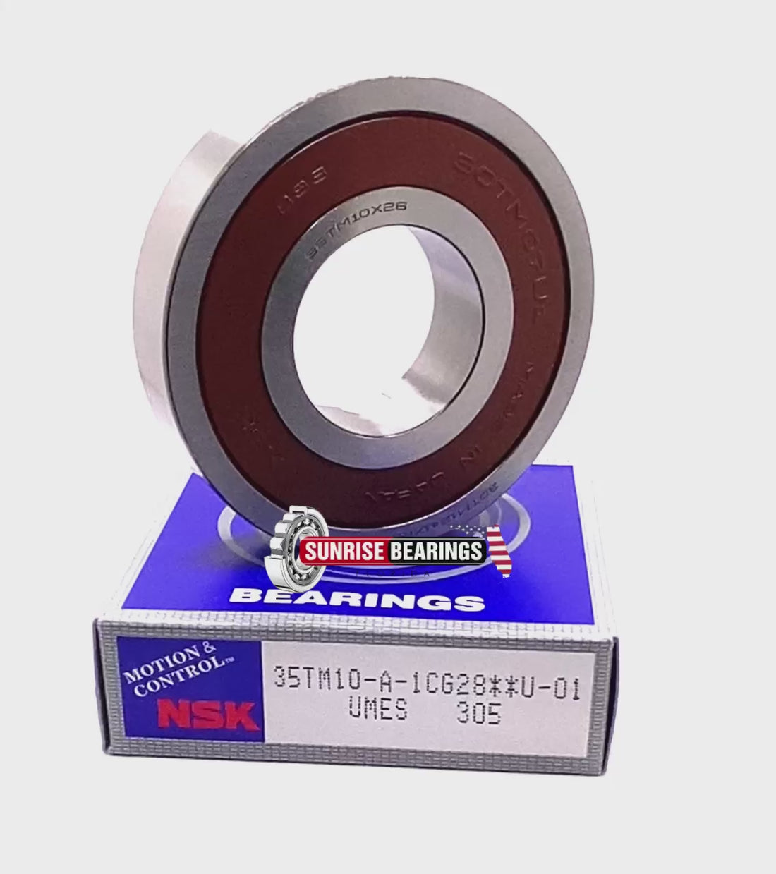 NSK 35TM10 A-1CG28 Ball Bearing for BMW 1224806 35x80x20 mm