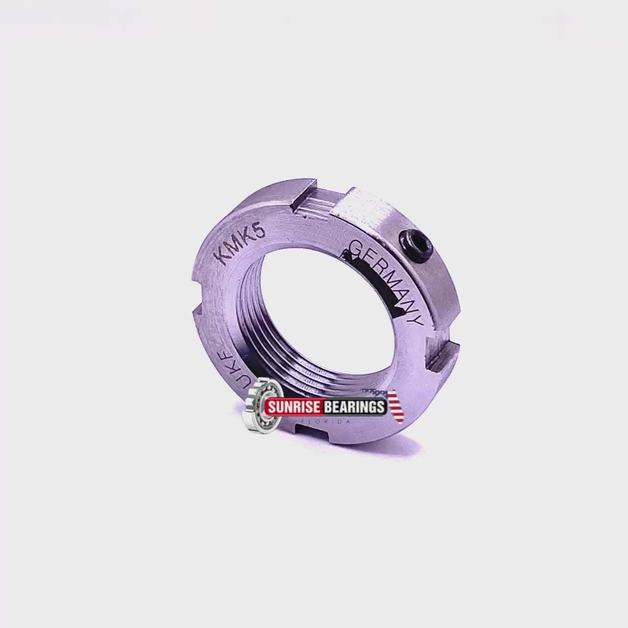 UKF Germany KMK5 Shaft Nut / Lock Nut with Integral locking device