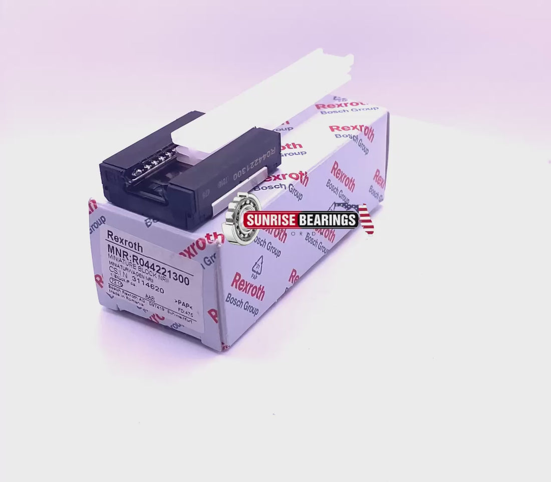 BOSCH REXROTH R044221300 Linear Ball Bearing Unit 12x27x34.80 mm