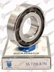 NAF SS 7206 B TN Stainless Angular Contact Ball Bearing 30x62x16 mm
