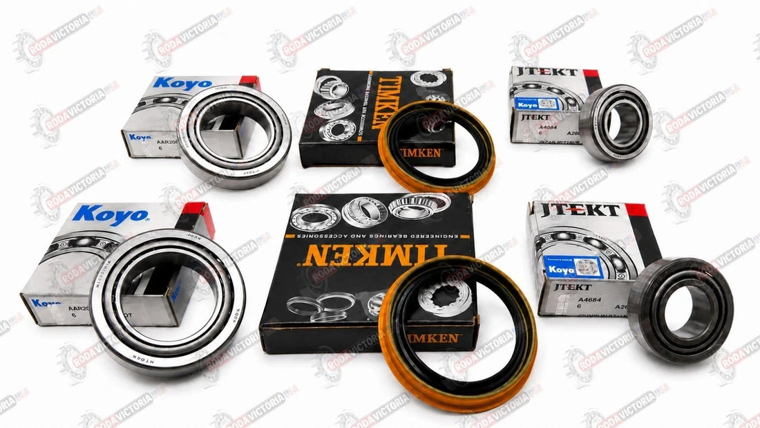 KOYO Ford Expedition 2wd Front Wheel Bearings and Seal Kit 1997-2002 (2 sides)