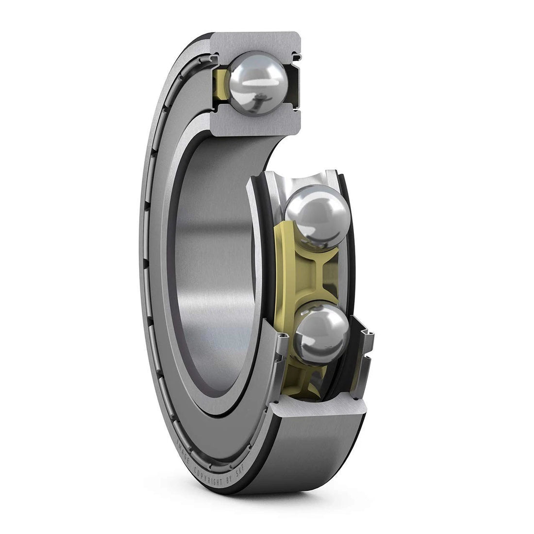 SKF E2.6000 2Z/C3 Energy Efficient Ball Bearing, Metal Shielded 10x26x8 mm