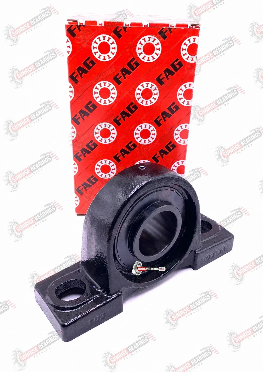 FAG UCP207-21 J7 Pillow Block Bearing Unit Cast Iron Housing 1-5/16" Bore